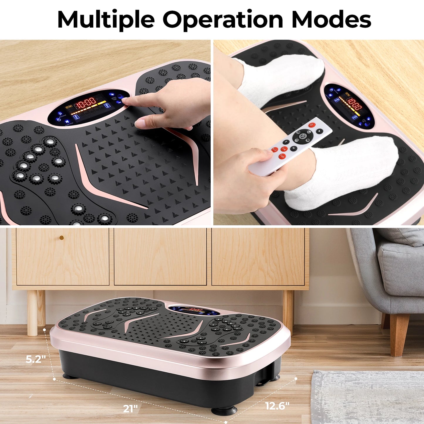 Homfa Vibration Plate Exercise Machine Full-Body Workout