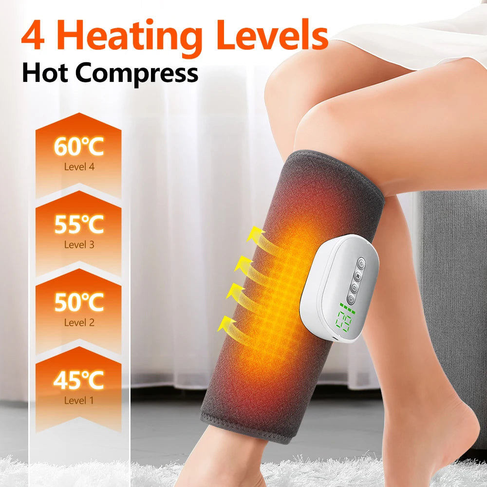 PASTSKY 360 Degree Air Pressure Calf Massager Wireless Leg Relax