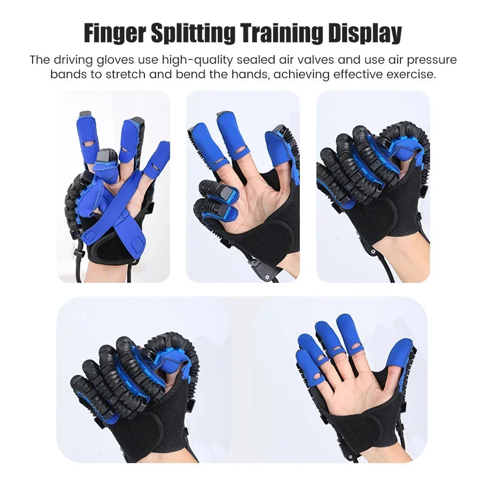 Ambidextrous Finger Rehabilitation Robotic Glove For Stroke Therapy