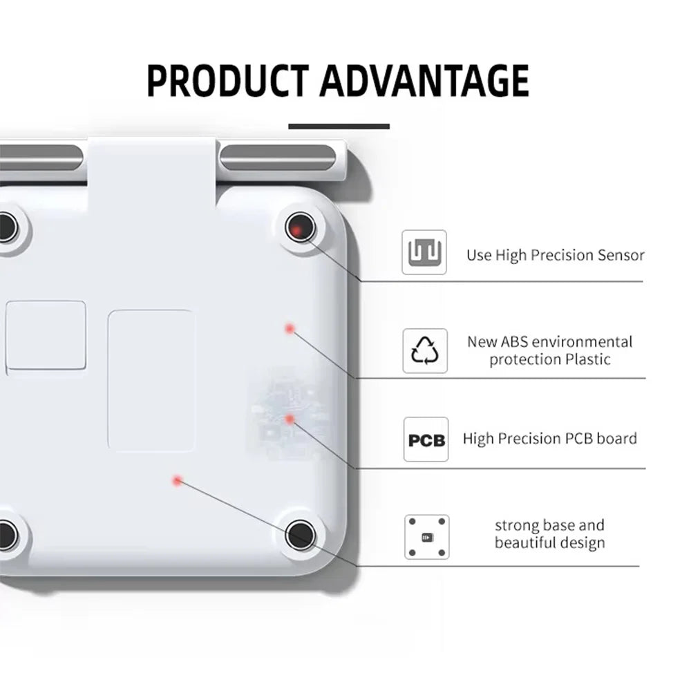Smart 8-Electrode Body Weight Scale Full Body Composition Analyzer