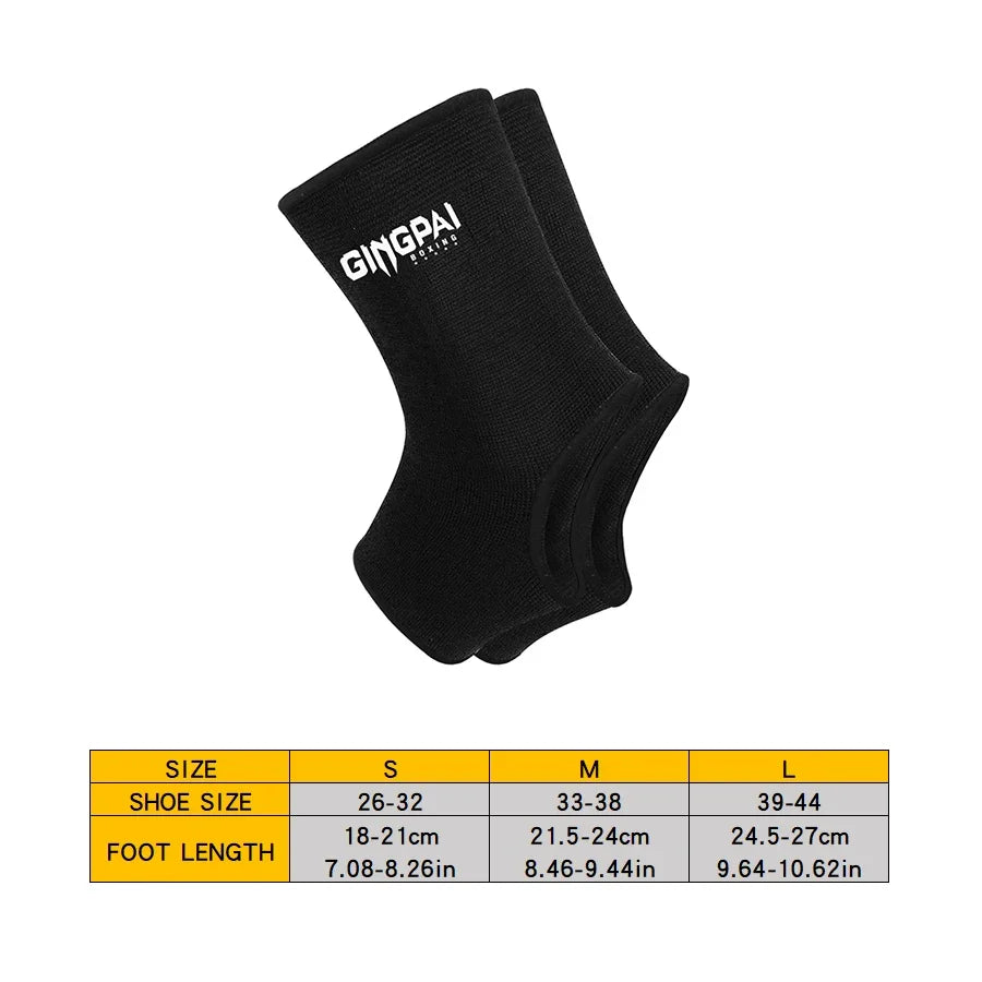 Gingpai Sport Boxing Ankle Brace Breathable Foot Protectors