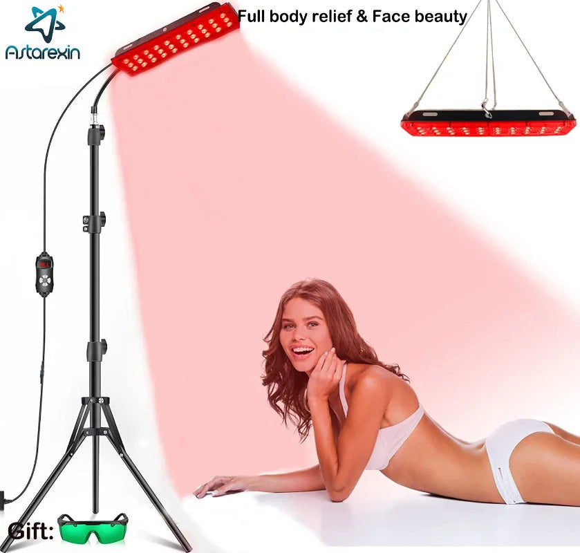 Astarexin Red Light Therapy Lamp 660nm 850nm For Pain Relief Skin Rejuvenation