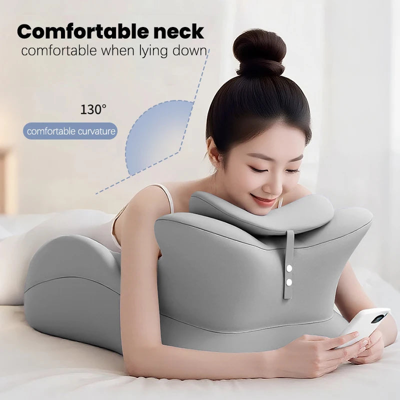 HEHUAI HT Ergonomic Memory Foam Wedge Prone Pillow