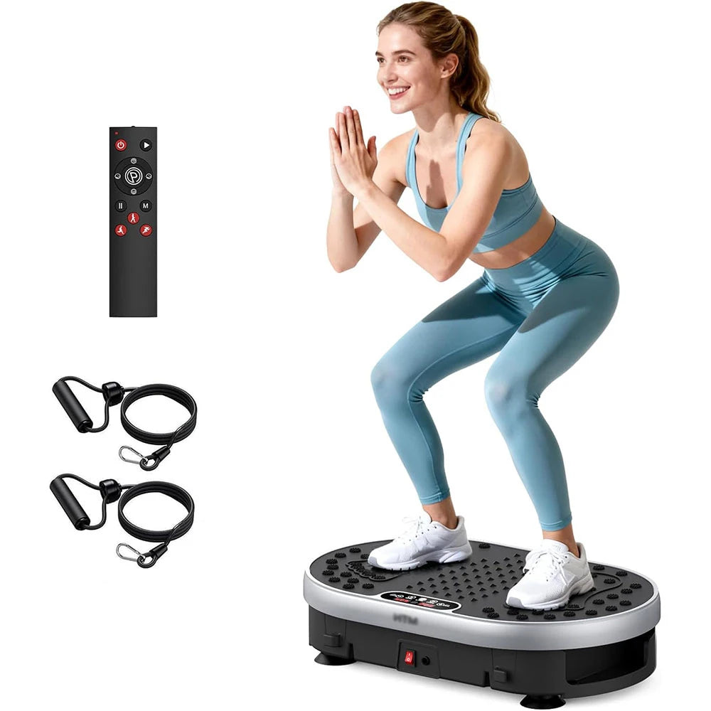 Glorygym Vibration Plate Exercise Machine With Remote Control 120 Speeds