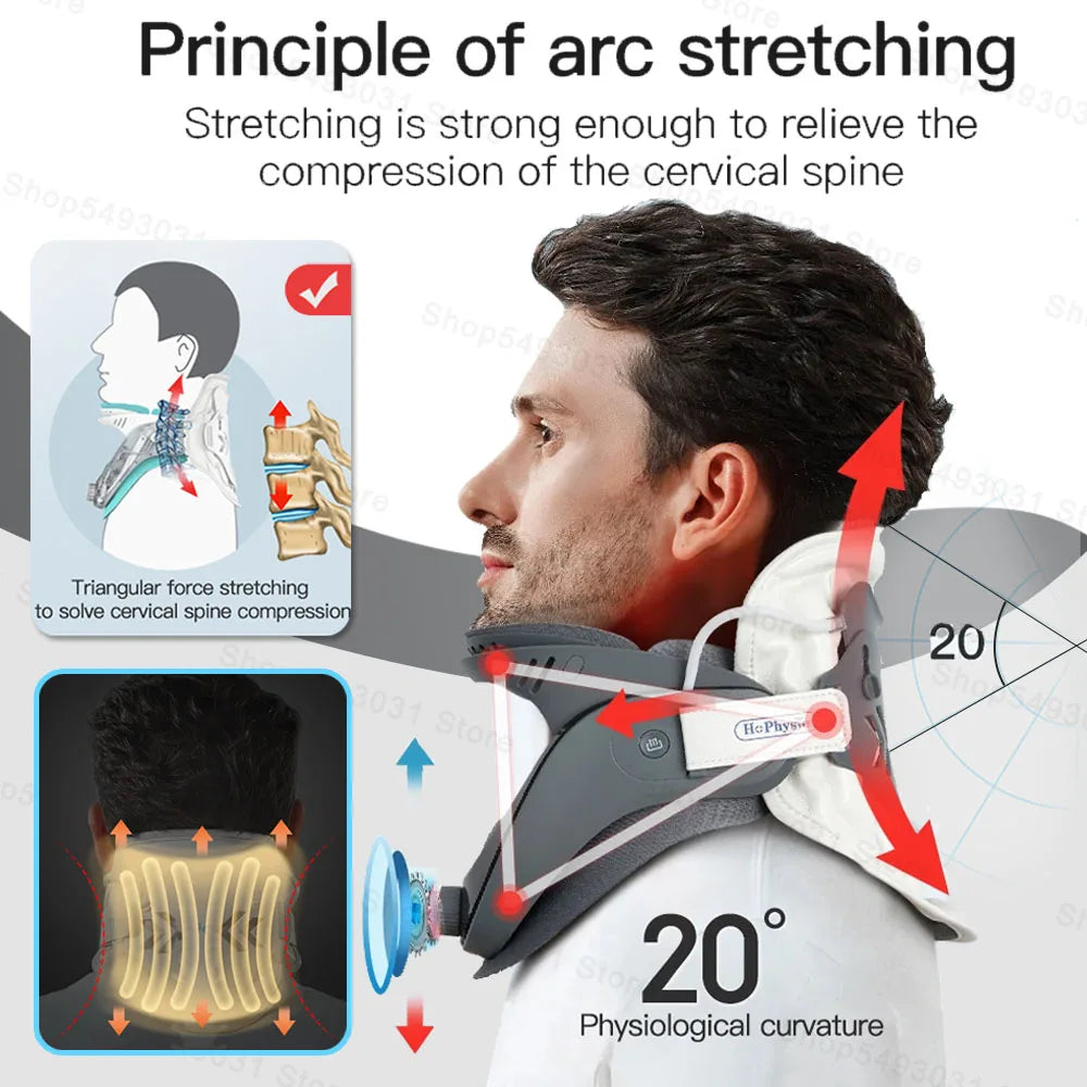 Cervical Neck Traction Device For Home Use