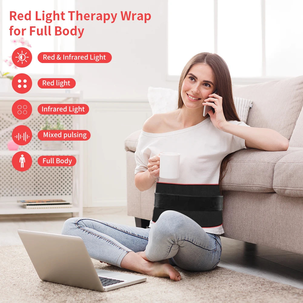 Red Light Therapy Pad Dual Chip 660nm 850nm for Body