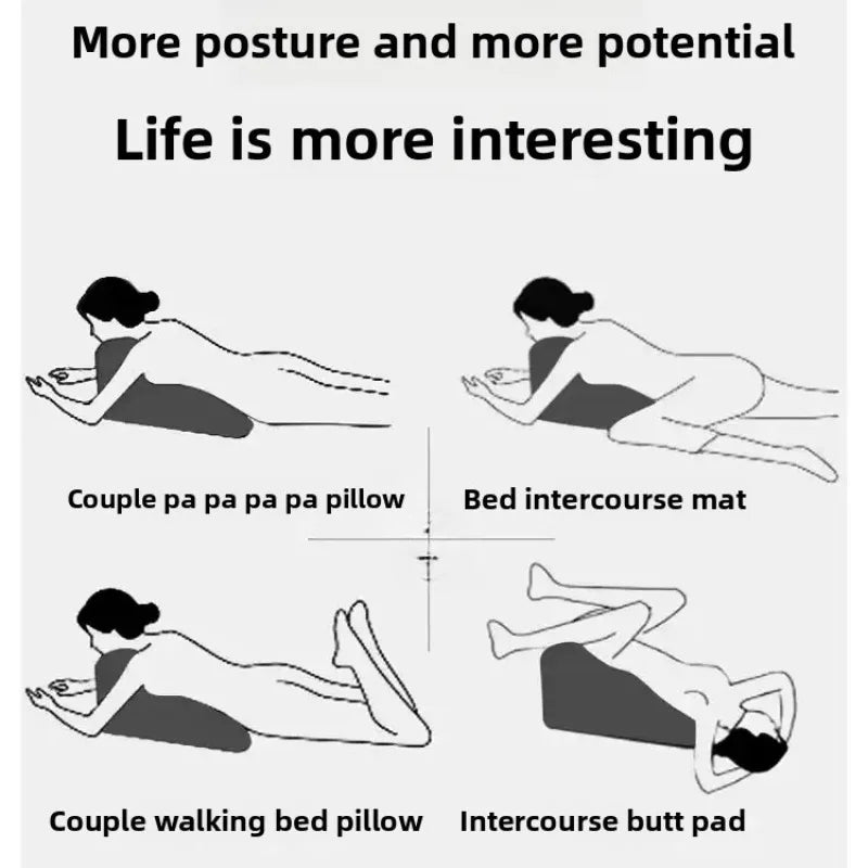 MultiPositional Wedge Pillow for Comfortable Breathing and Support