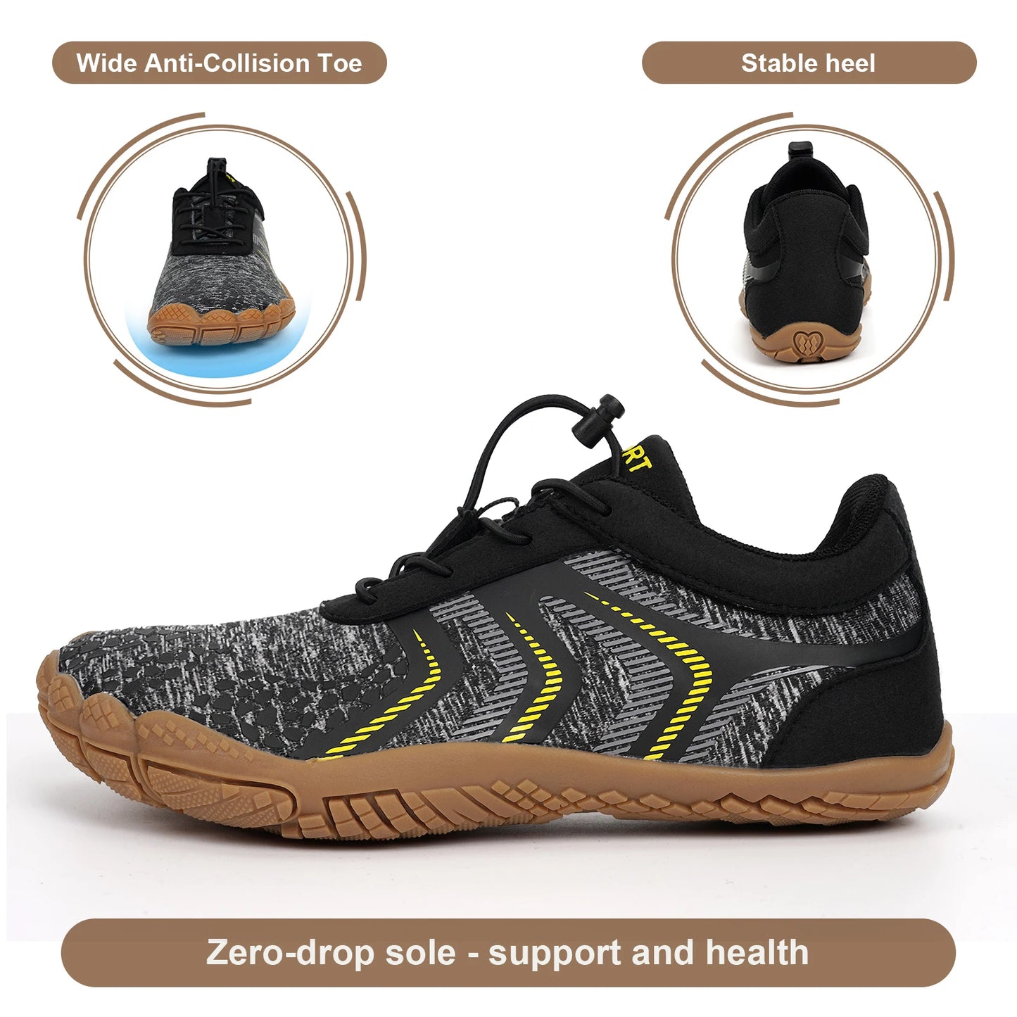 APWIKOGER Unisex Water Sports Aqua Shoes For Swimming And Beach