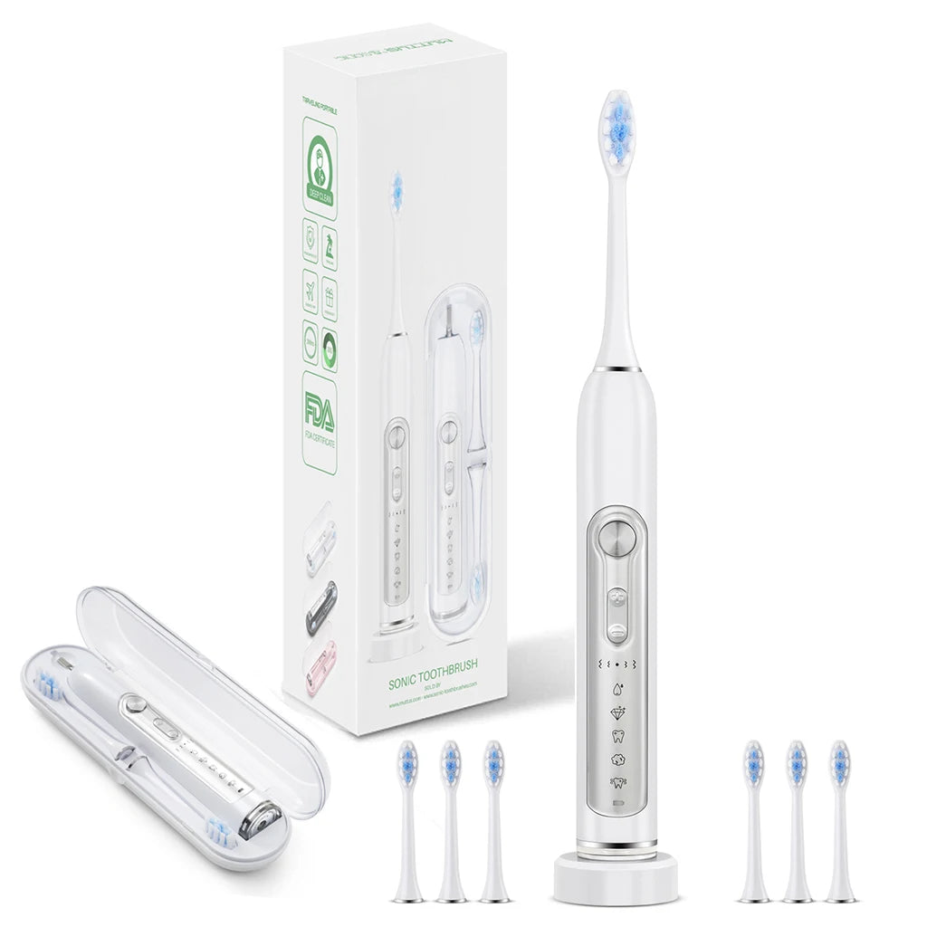 SUBORT S7 Sonic Electric Toothbrush Waterproof For Adults With Timer