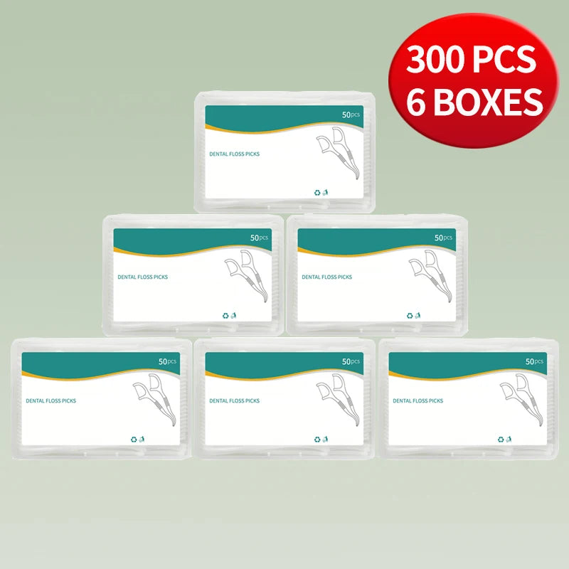 Ultra Fine Dental Floss Sticks For Gap Cleaning Oral Care