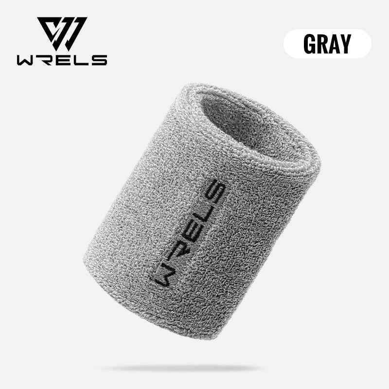 WRELS Terry Cloth Moisture Wicking Wristbands for Sports