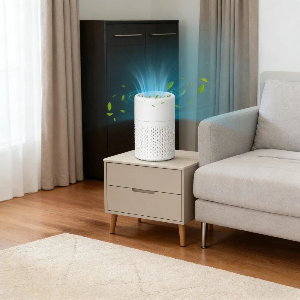 Air Purifier With HEPA Filter Activated Carbon And Aromatherapy