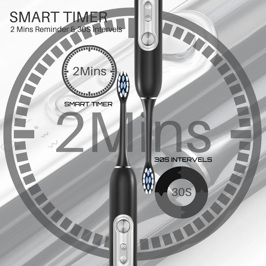 SUBORT S7 Sonic Electric Toothbrush Waterproof For Adults With Timer