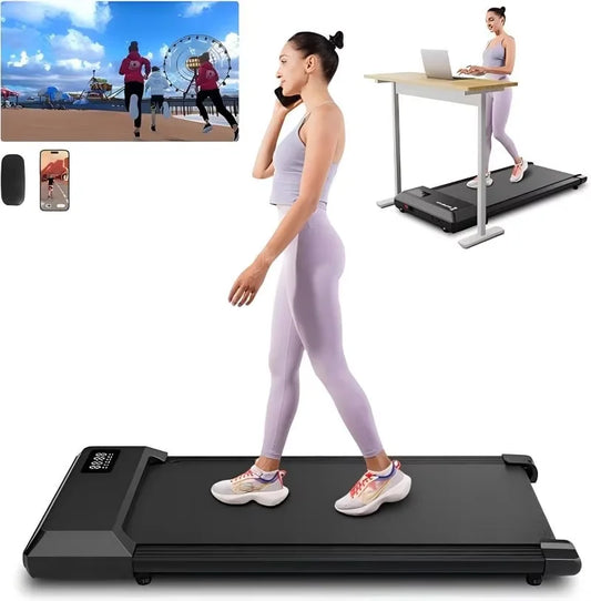 Superun 2-In-1 Home And Office Walking Treadmill With App