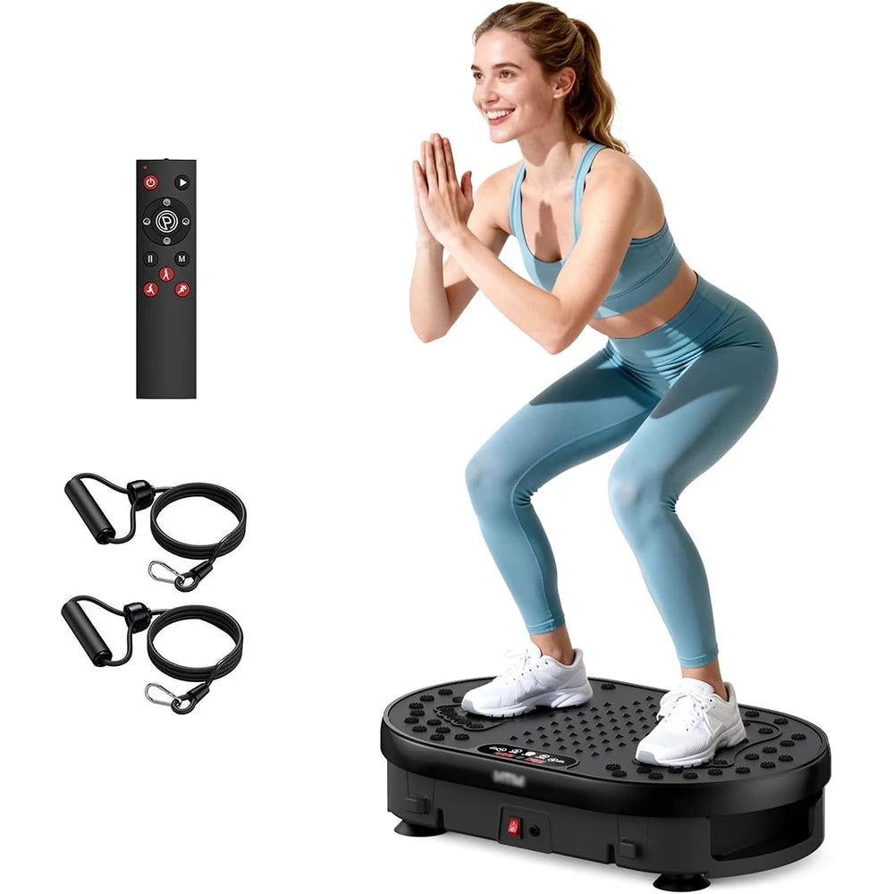 Glorygym Vibration Plate Exercise Machine With Remote Control 120 Speeds