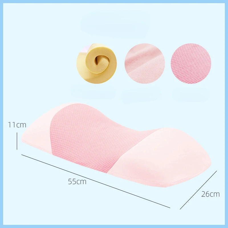 Lumbar Support Pillow Memory Foam for Back Sleepers