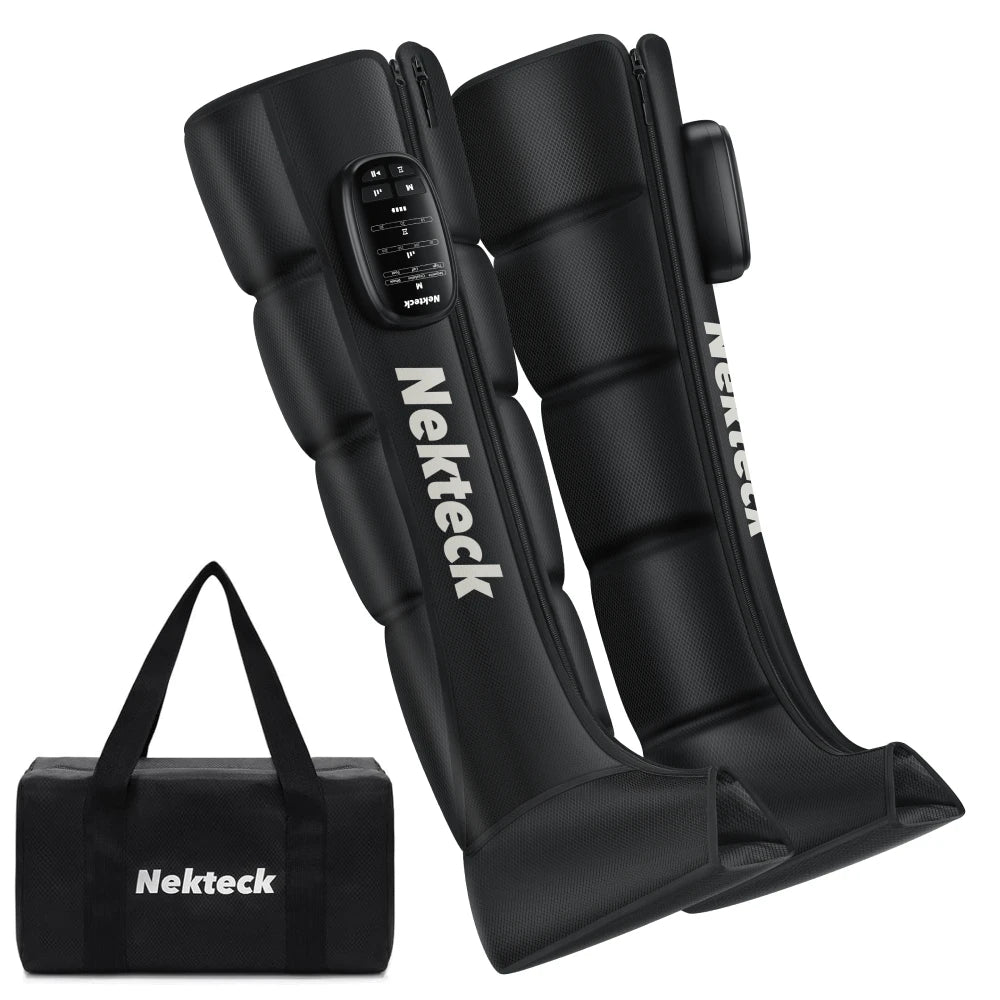 Nekteck Cordless Air Pressure Leg Massager Boots for Calf Kneading