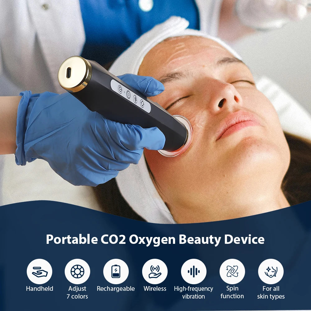 Foreverlily Oxygen Bubble Pen Facial CO2 Machine for Skin Care