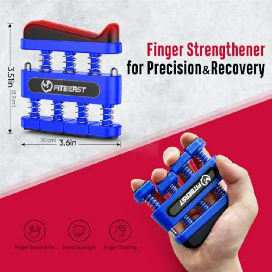 Hand Grip Strengthener Kit With Forearm Exerciser And Massage Balls