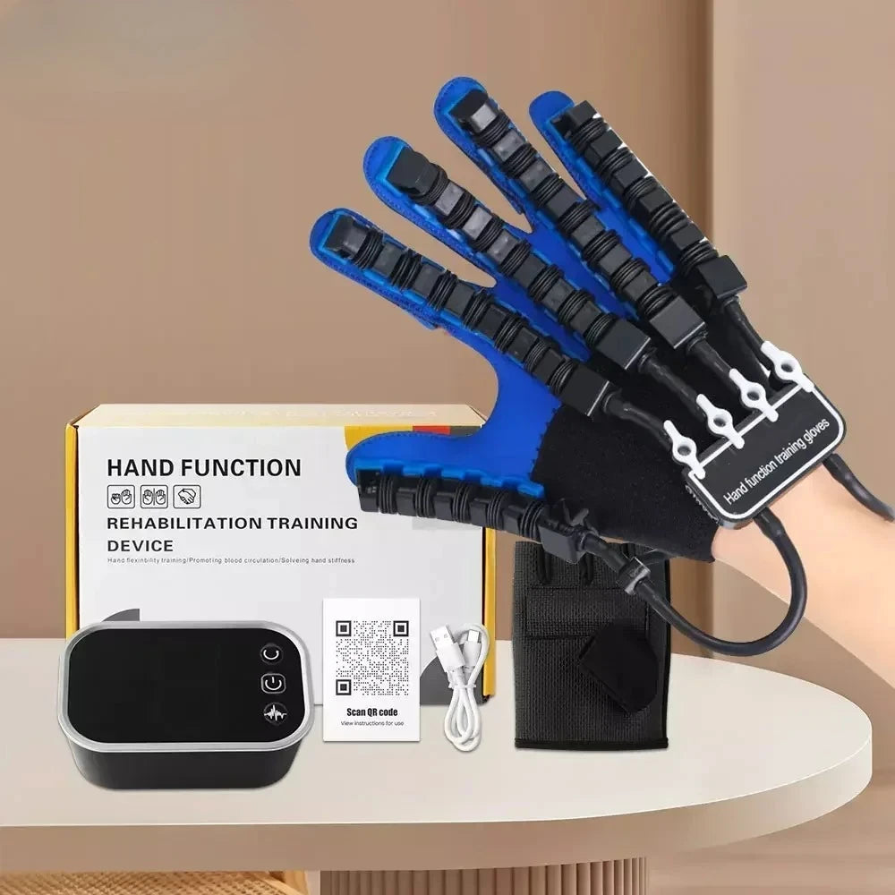 Ambidextrous Finger Rehabilitation Robotic Glove For Stroke Therapy