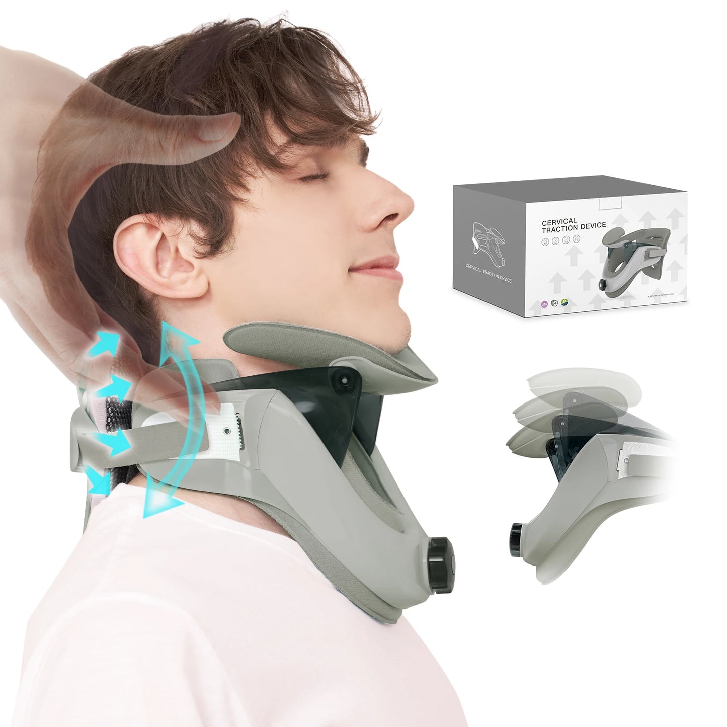 Air Collar Neck Traction Device for Cervical Pain Relief