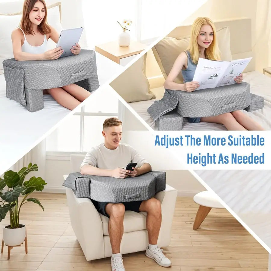 Reading Pillow For Laptop Armrest And Lap Desk Support