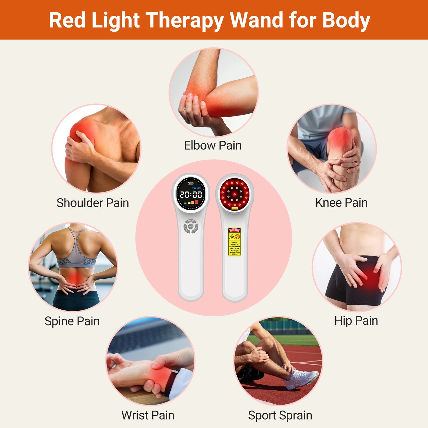 Frovab Cold Laser Therapy Machine 660nm 810nm 980nm Red NIR
