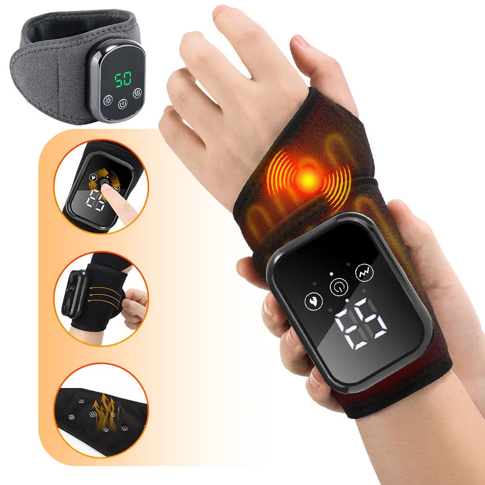 agdoad Electric Wrist Massager for Carpal Tunnel and Pain Relief