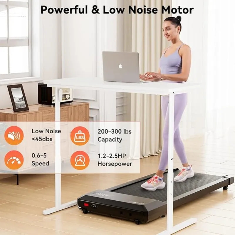Superun 2-In-1 Home And Office Walking Treadmill With App