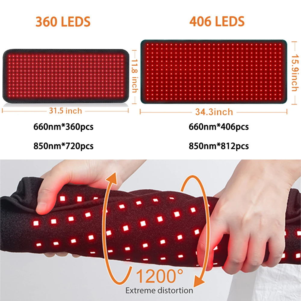 Infrared Light Therapy Pad 660nm 850nm For Back Shoulder Pain