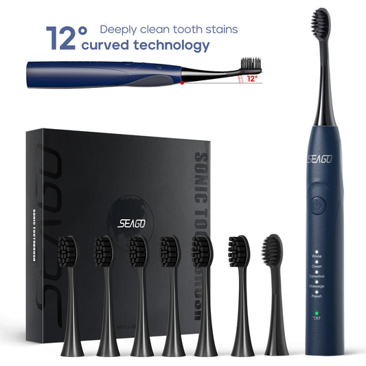 Seago SG 540 Electric Toothbrush With Smart Timer And Waterproof Design