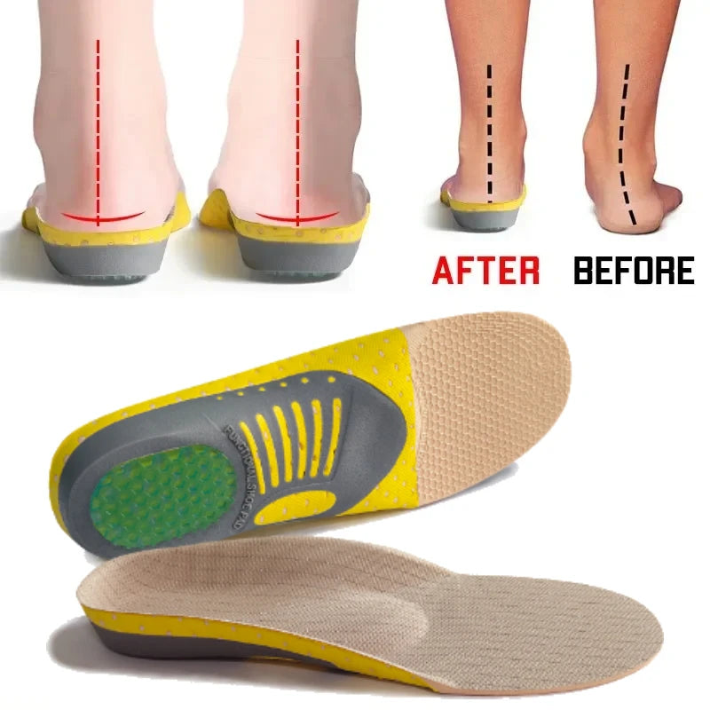 Gel Orthotic Insoles With Arch Support For Plantar Fasciitis Unisex