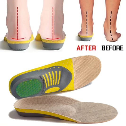 Gel Orthotic Insoles With Arch Support For Plantar Fasciitis Unisex