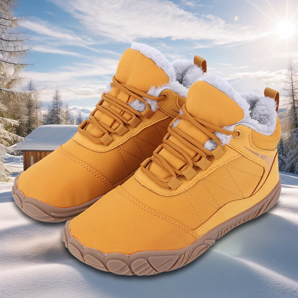 Winter Plush Snow Boots For Travel And Outdoor Trekking